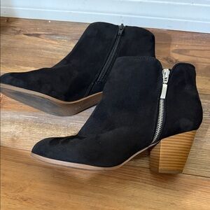 Black Suede Ankle Boots
